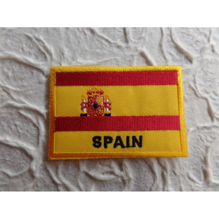 Ecusson drapeau Espagne