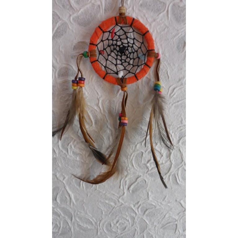 Petit dreamcatcher yaki orange