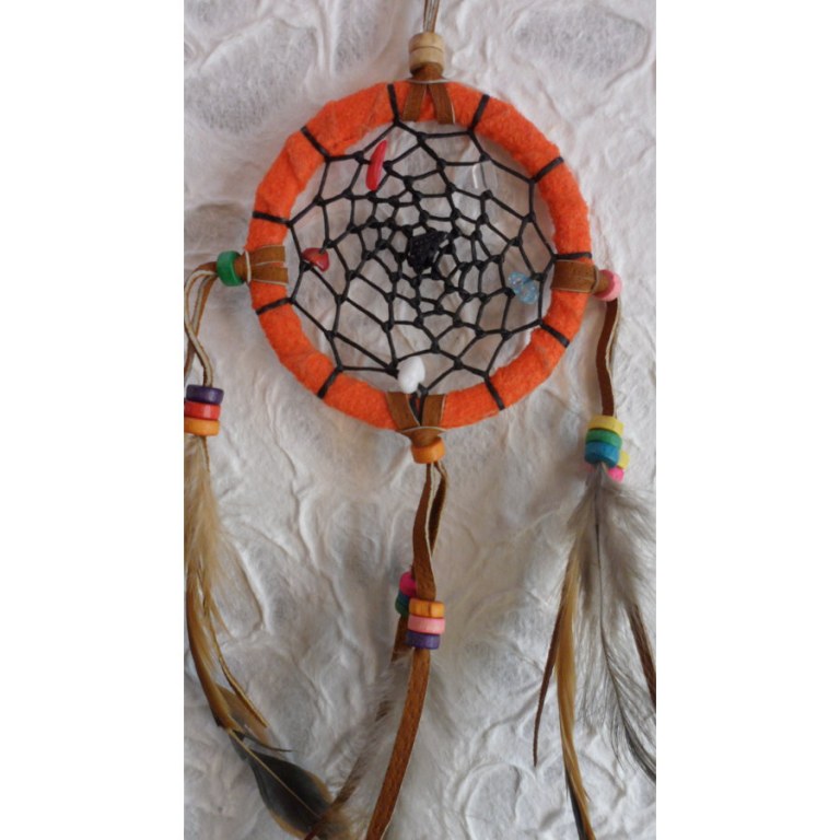 Petit dreamcatcher yaki orange