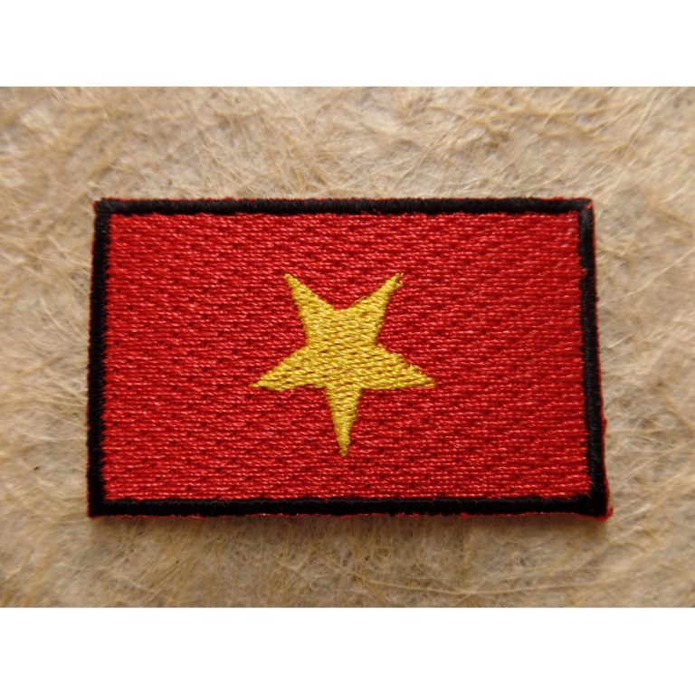 Ecusson drapeau vietnamien