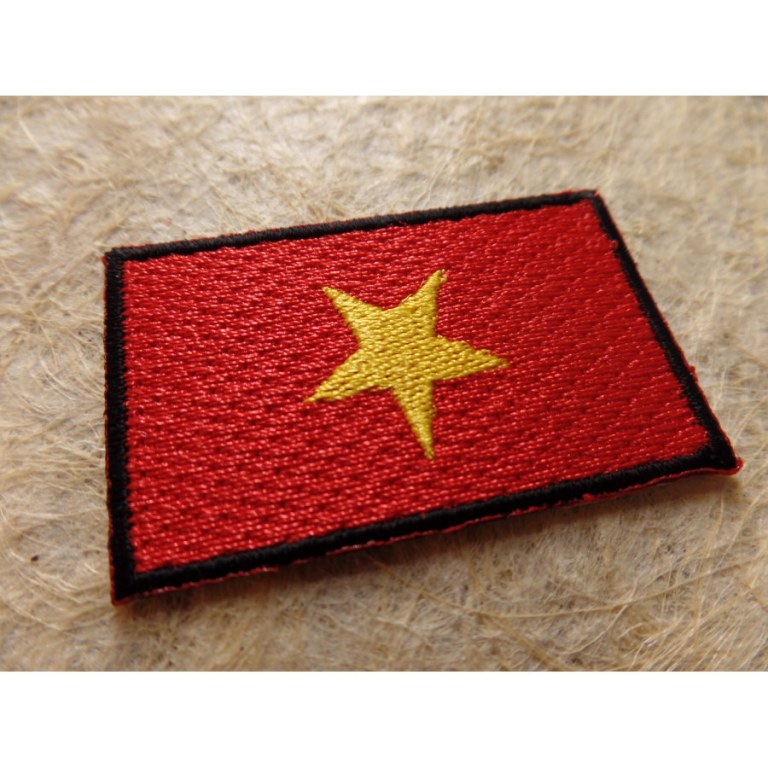 Ecusson drapeau vietnamien