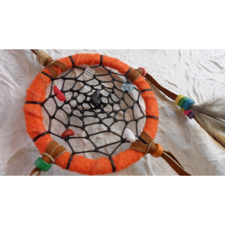 Petit dreamcatcher yaki orange