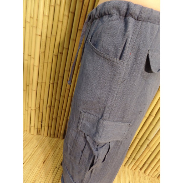 Pantalon zippy bleu