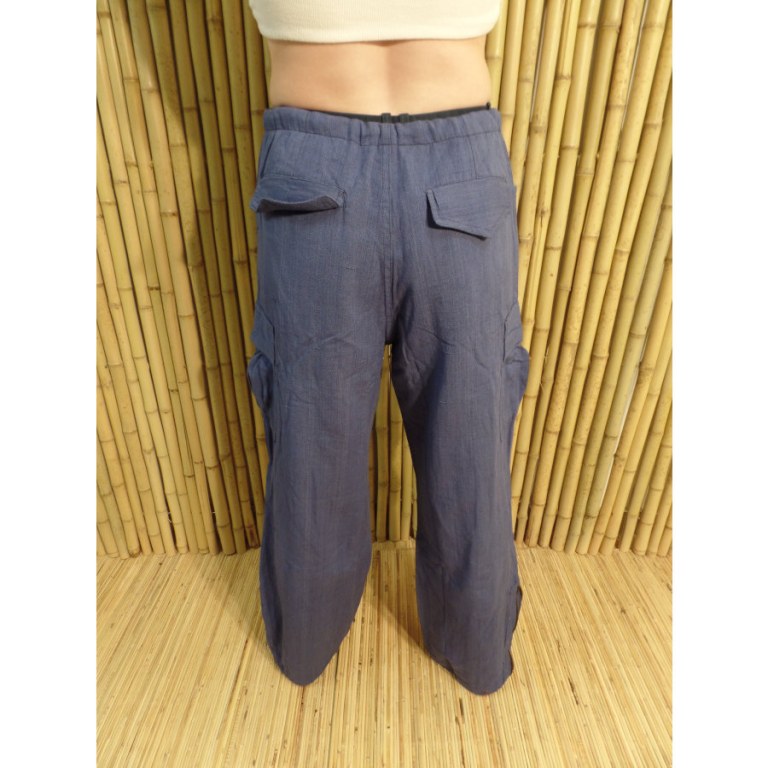 Pantalon zippy bleu