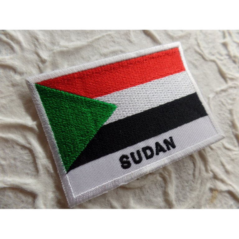 Ecusson drapeau Soudan