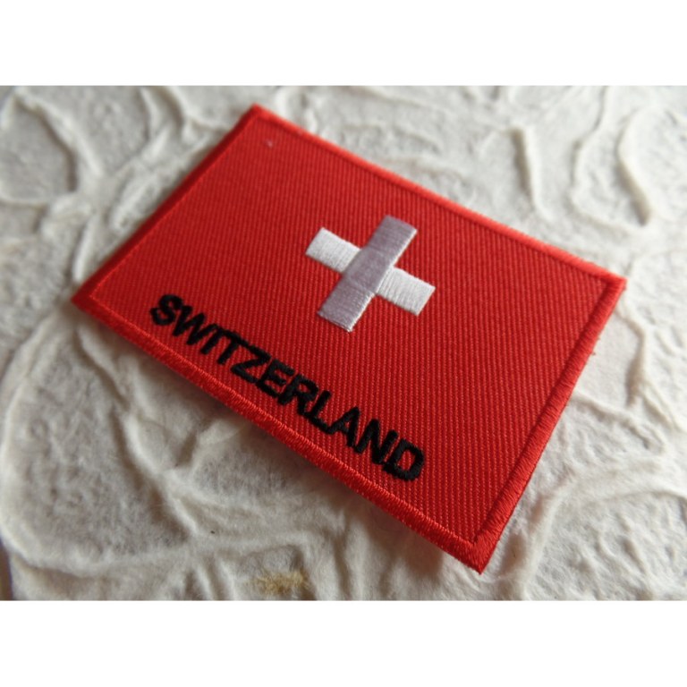 Ecusson drapeau Suisse