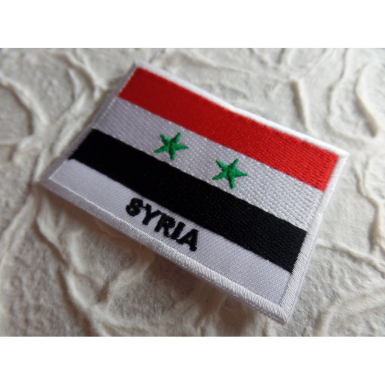 Ecusson drapeau Syrie