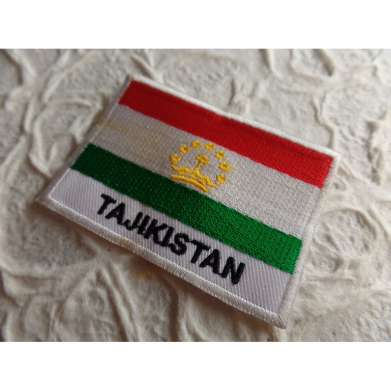 Ecusson drapeau Tadjikistan 