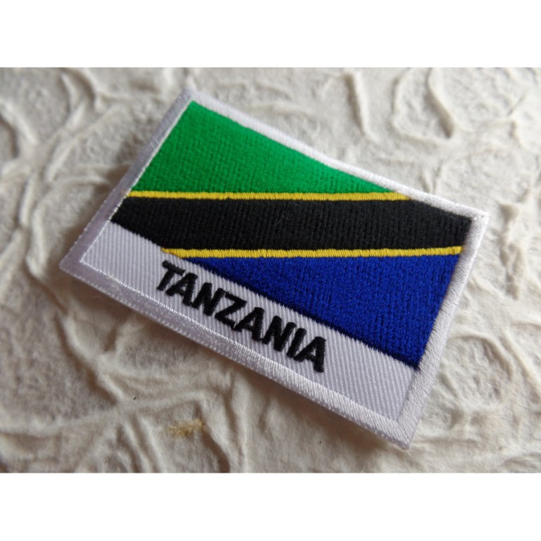 Ecusson drapeau Tanzanie