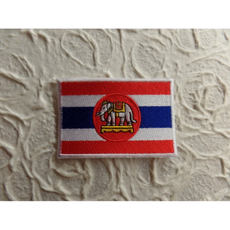 Ecusson drapeau marine de guerreThaïlande