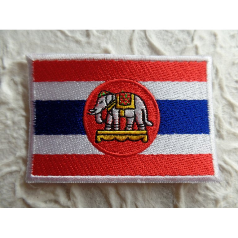 Ecusson drapeau marine de guerreThaïlande