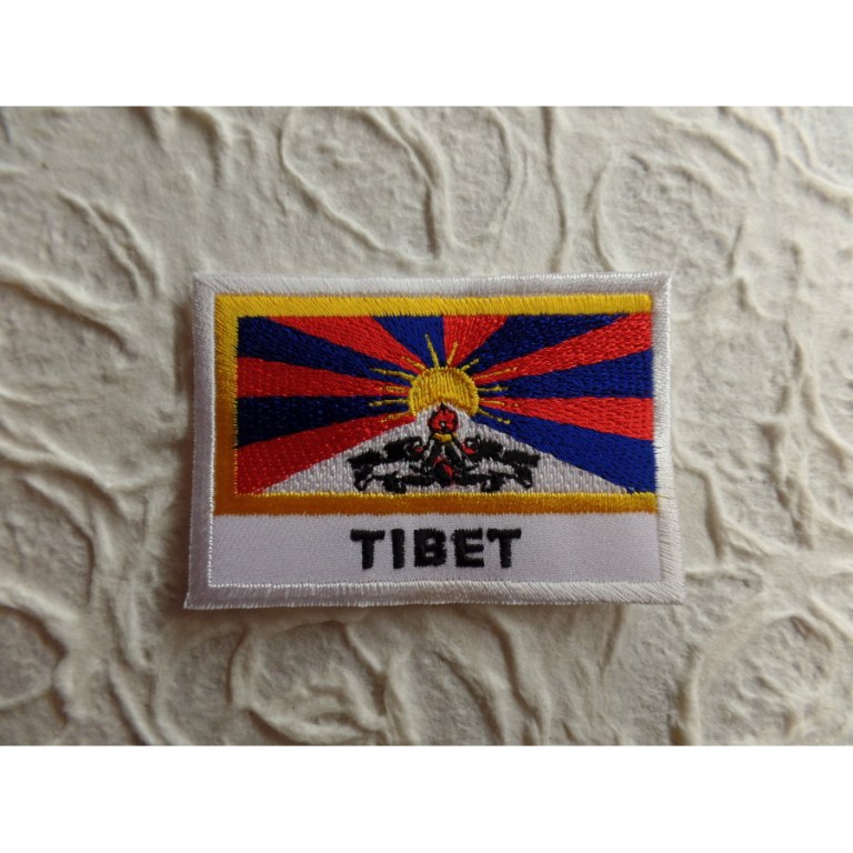 Ecusson drapeau Tibet