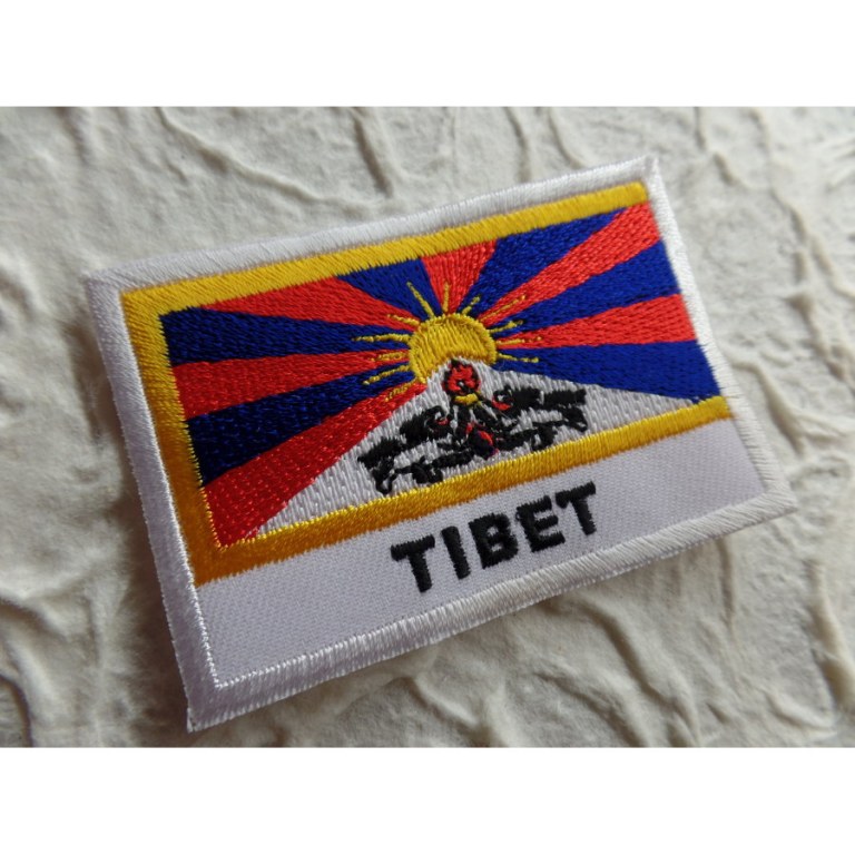 Ecusson drapeau Tibet