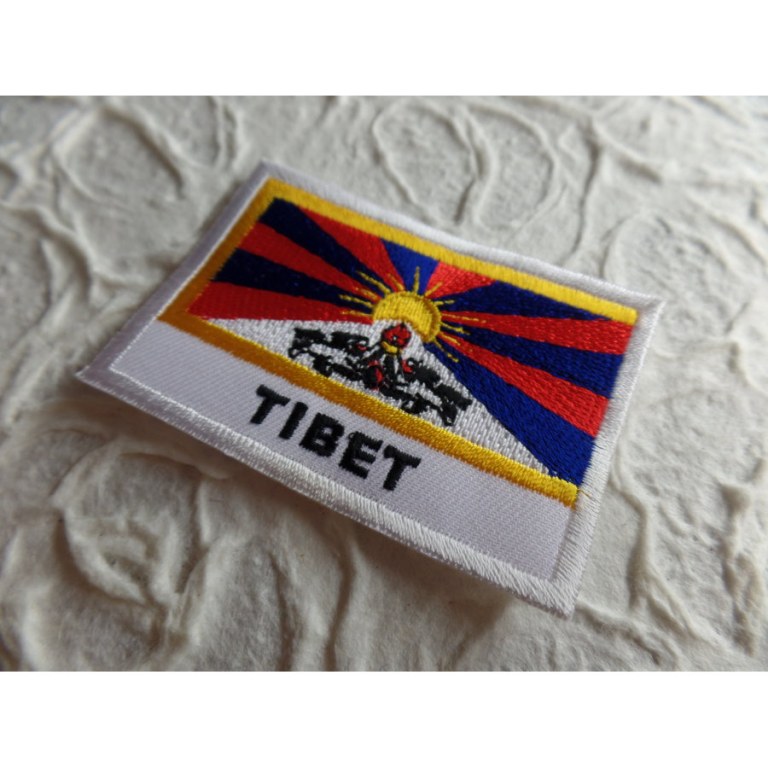 Ecusson drapeau Tibet