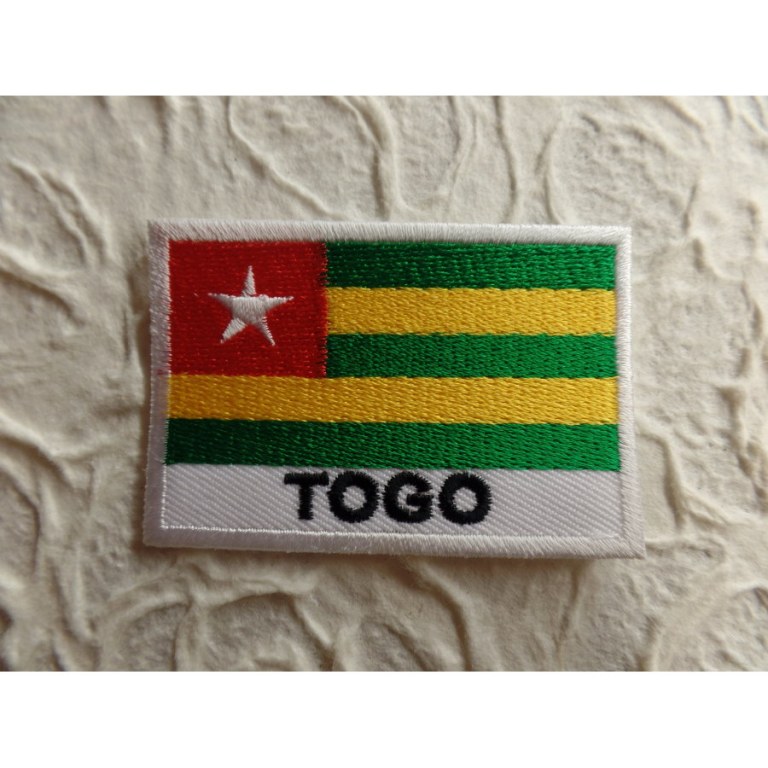 Ecusson drapeau Togo