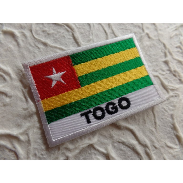 Ecusson drapeau Togo