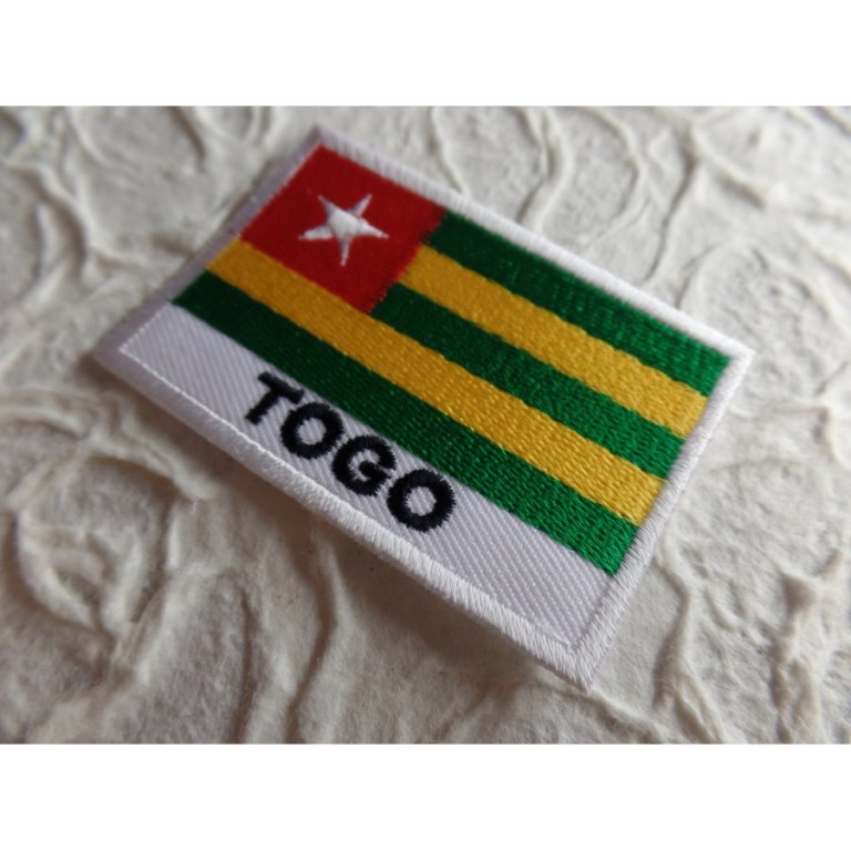 Ecusson drapeau Togo