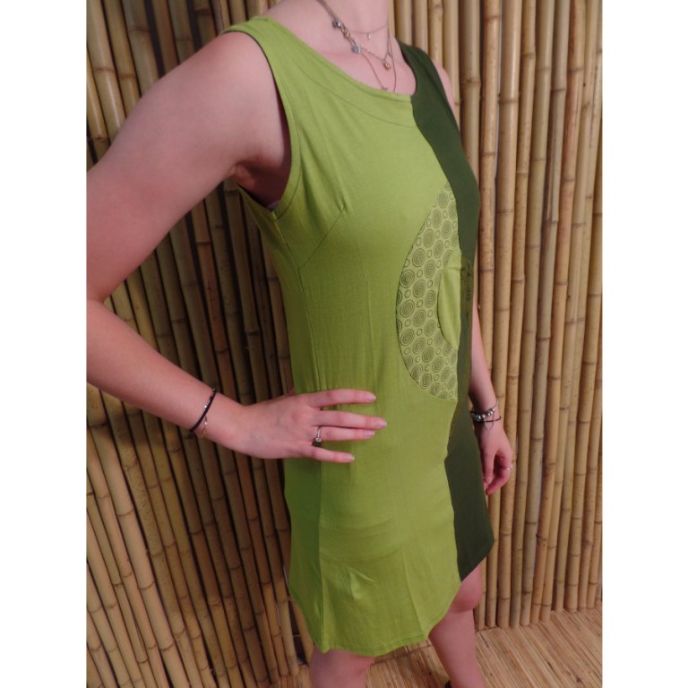 Robe chasuble verte