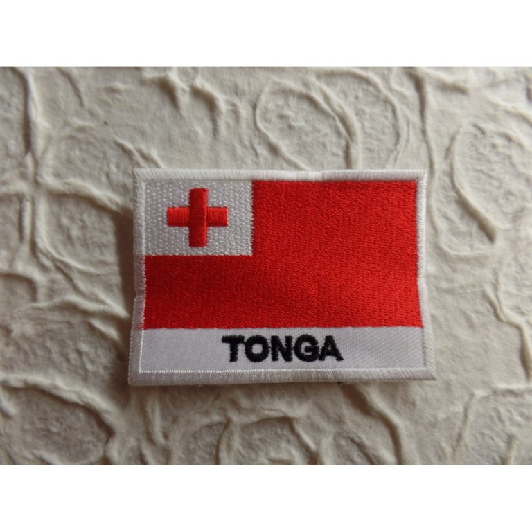 Ecusson drapeau Tonga