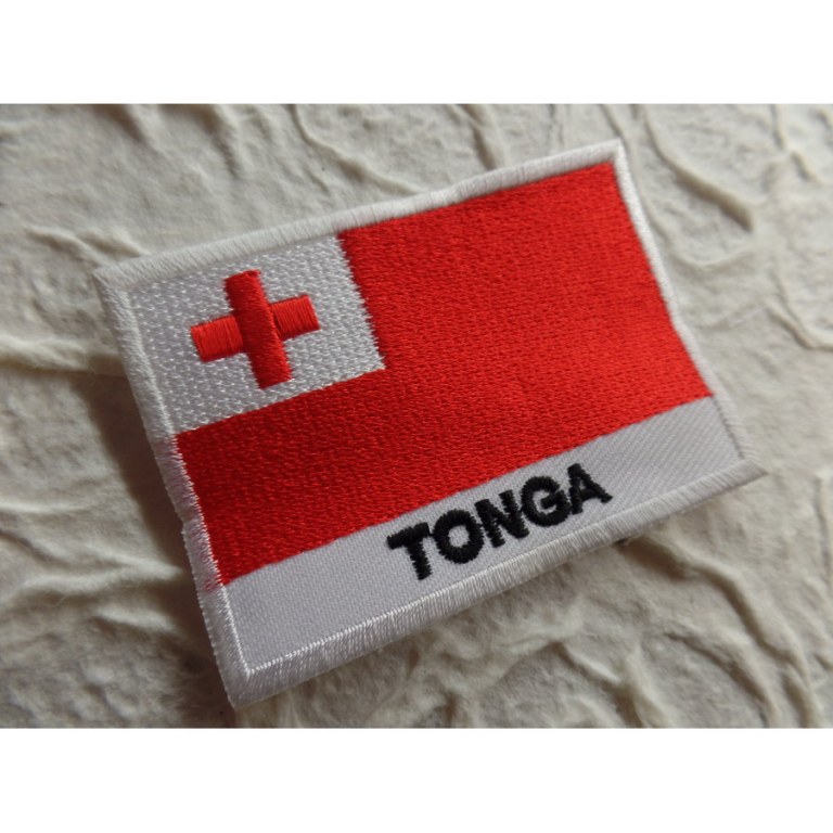 Ecusson drapeau Tonga