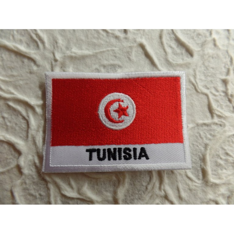 Ecusson drapeau Tunisie