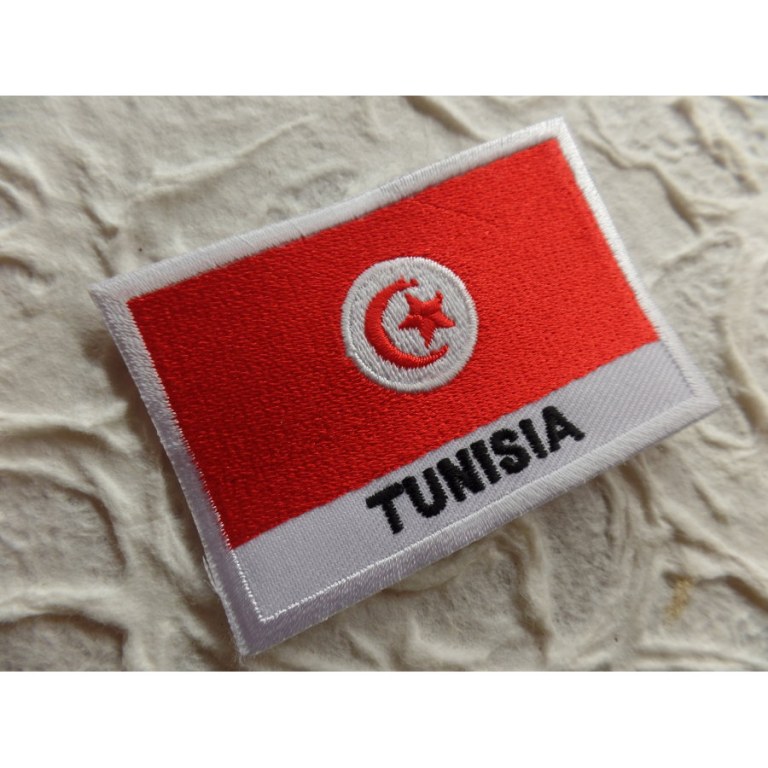 Ecusson drapeau Tunisie