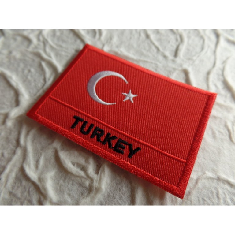 Ecusson drapeau Turquie