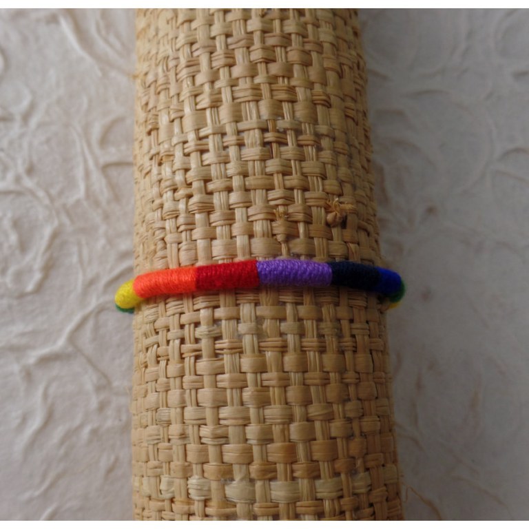 Bracelet brésilien rainbow