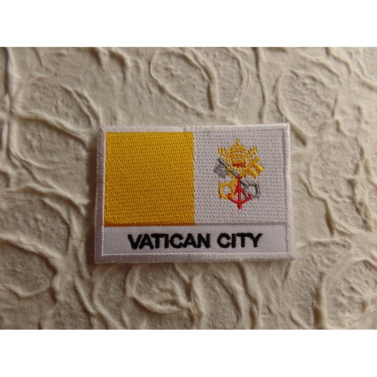 Ecusson drapeau Vatican