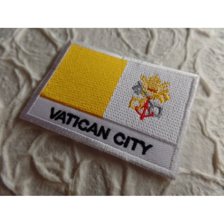 Ecusson drapeau Vatican