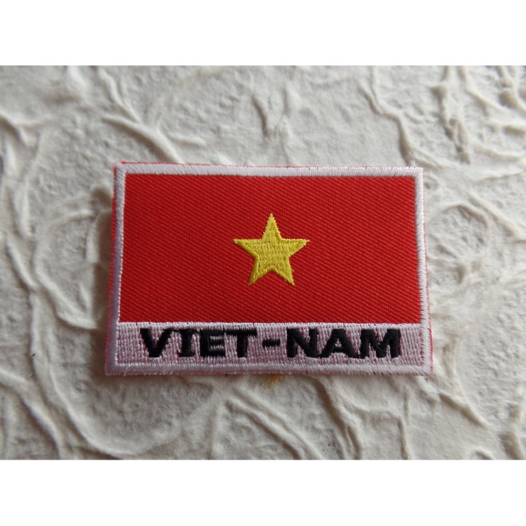 Ecusson drapeau Vietnam