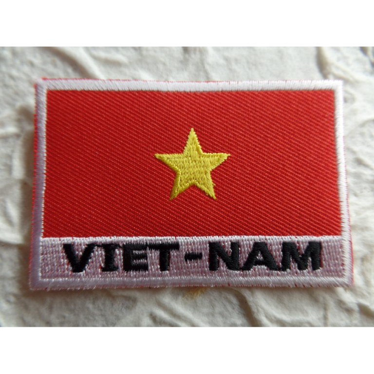 Ecusson drapeau Vietnam