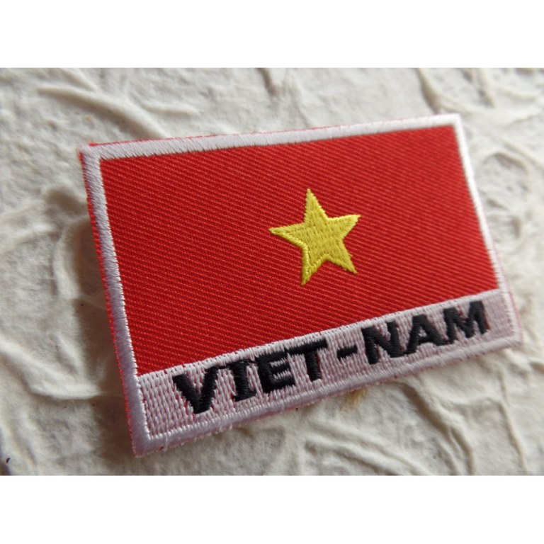 Ecusson drapeau Vietnam