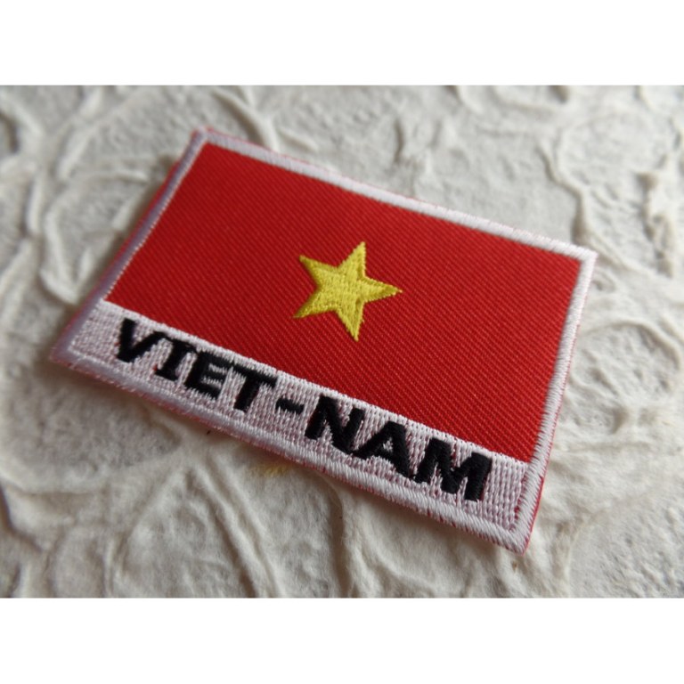 Ecusson drapeau Vietnam