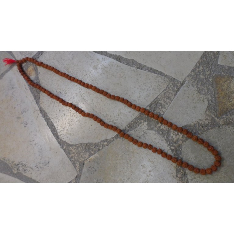 Mala 108 perles 1.3 Rudraksha