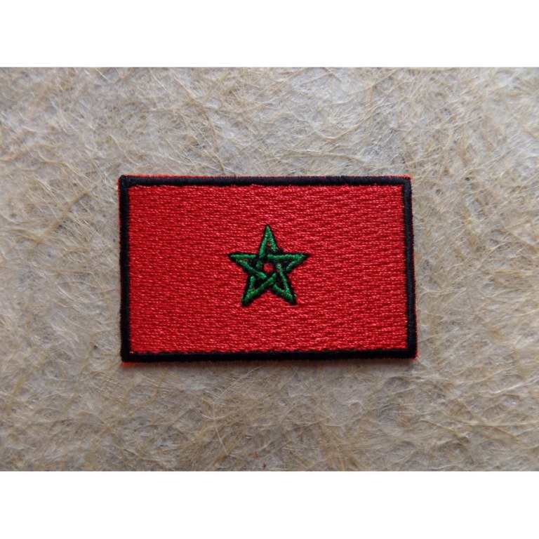Ecusson drapeau marocain