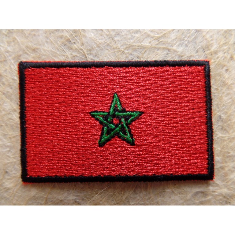 Ecusson drapeau marocain