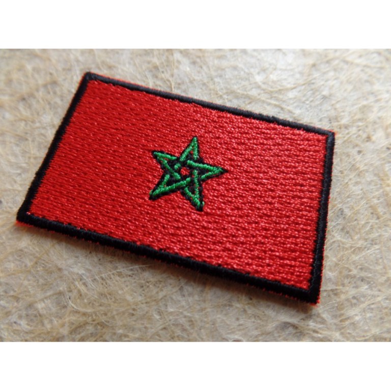 Ecusson drapeau marocain