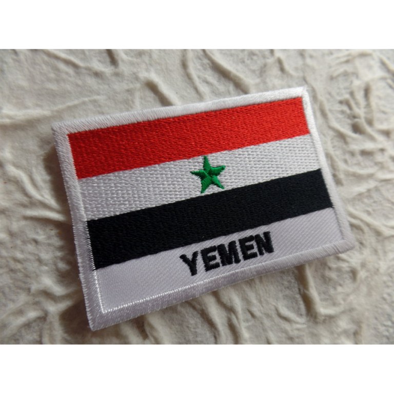 Ecusson drapeau Yémen