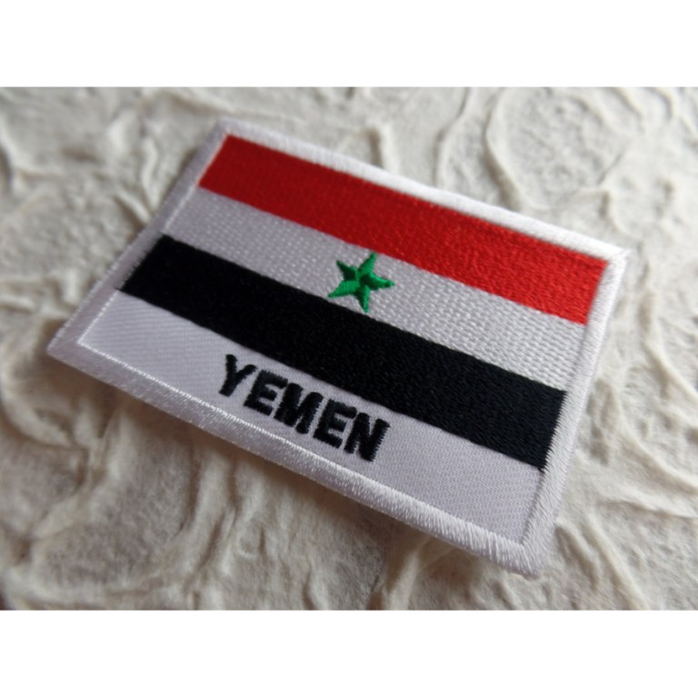 Ecusson drapeau Yémen