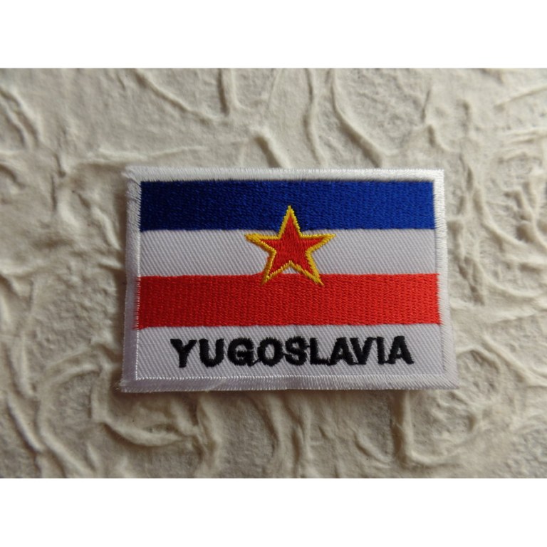 Ecusson drapeau ex Yougoslavie