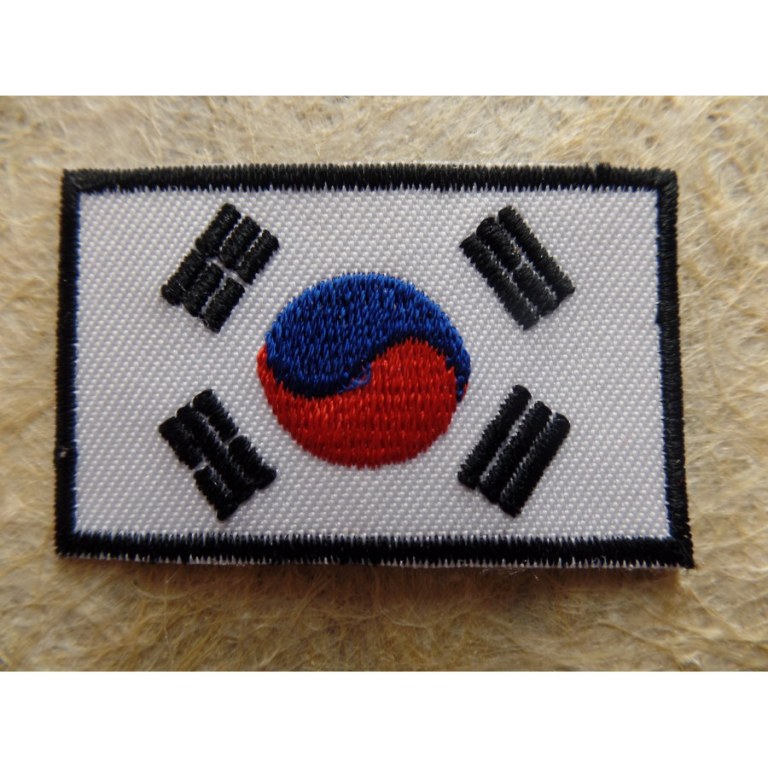Ecusson drapeau de la Corée du Sud