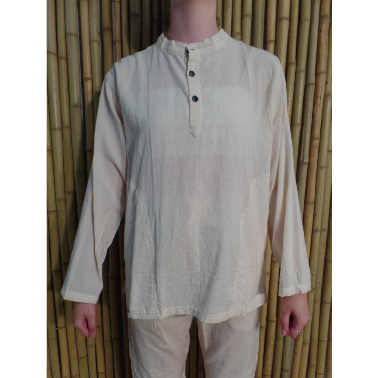 Chemise Parbat blanc cassé