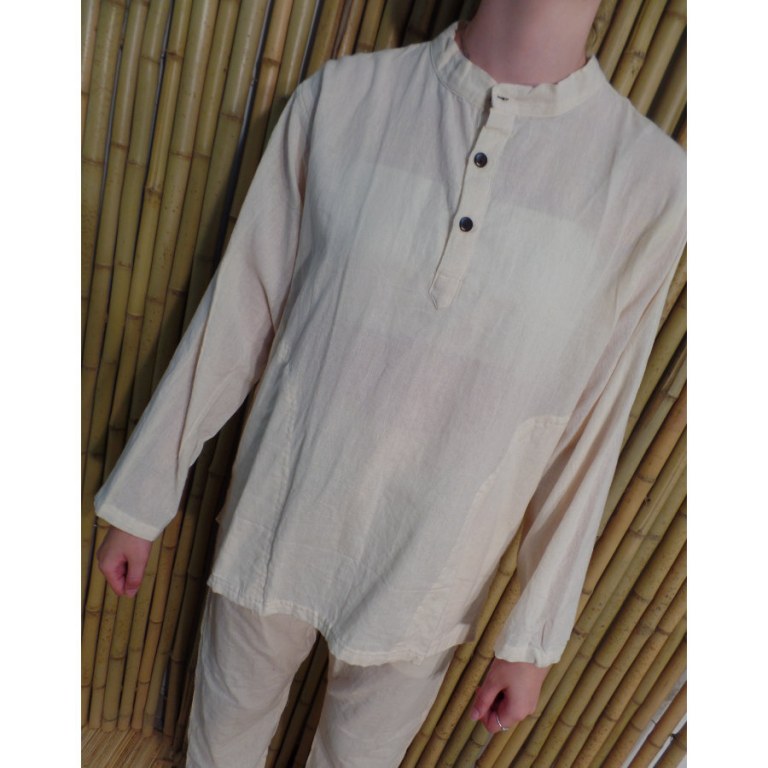 Chemise Parbat blanc cassé