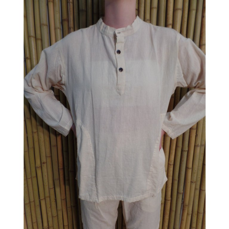 Chemise Parbat blanc cassé