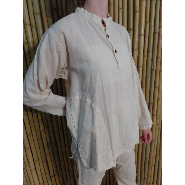 Chemise Parbat blanc cassé