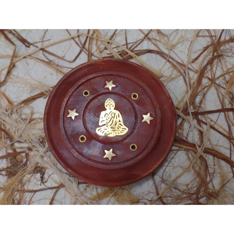 Porte encens rond Bouddha