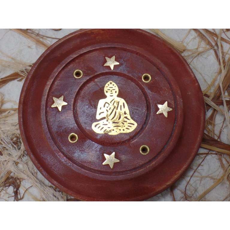 Porte encens rond Bouddha