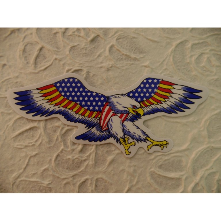 Autocollant aigle américain