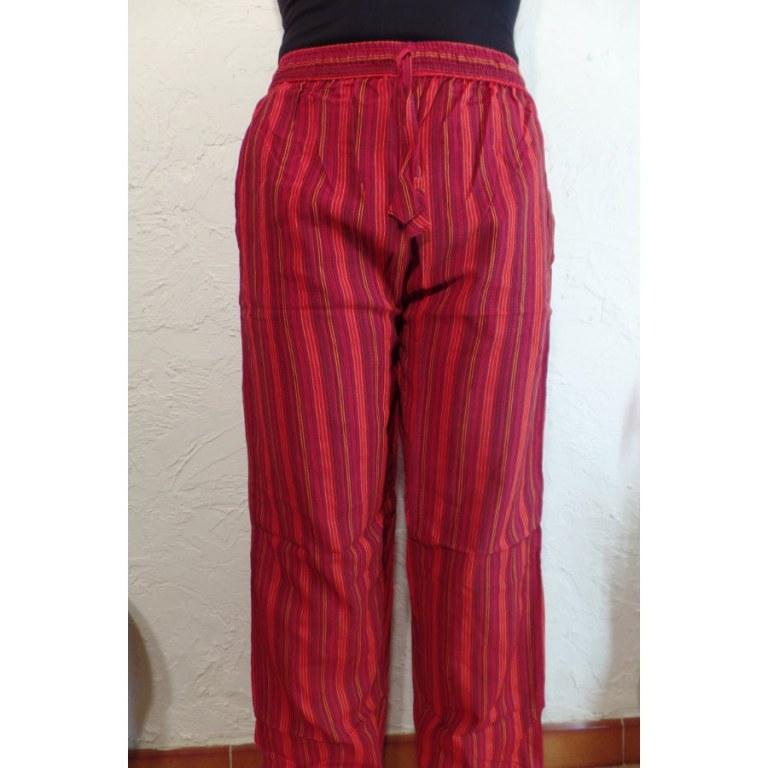 Pantalon Gandaki rouge